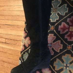 Validini Tall suede boots size 8
